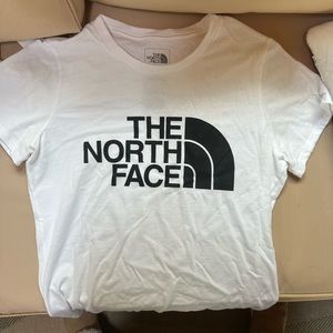 The North Face white short sleeve shirt size small